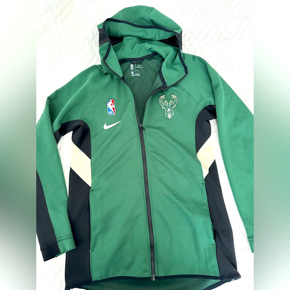 NBA Milwaukee Bucks Full Zip Hoodie Jacket/ MEN’s MED